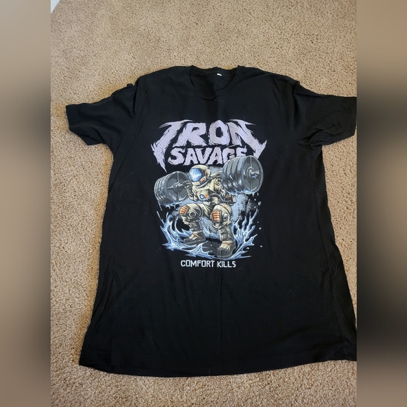 Iron savage (UK) astronaut comfort kills tee mens large - Picture 1 of 1